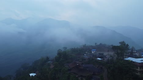 Drone-video-shot-of-hilly-areas-of-Nagaland