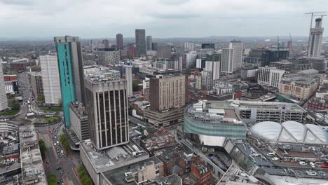 Drone-Del-Horizonte-Del-Centro-De-La-Ciudad-De-Birmingham,-Antena