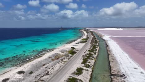Salt-Pier-Am-Kradendijk-In-Bonaire,-Niederländische-Antillen