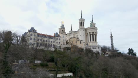 Basilica-of-Notre-Dame-of-Fourvièrein-Lyon-France