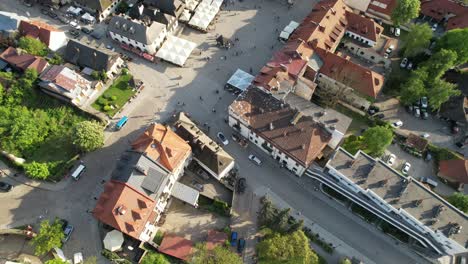 The-aerial-view-of-Kazmiarz-Dolny-in-Poland