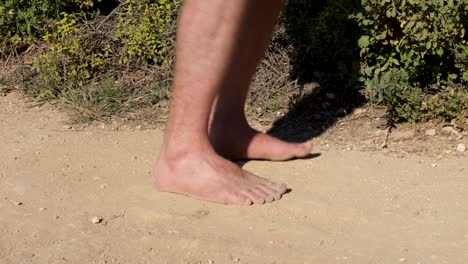 Stretching-feet-in-the-sand