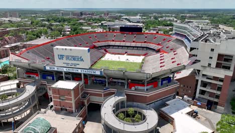 Aerial-Pullout-Ben-Hill-Griffen-Stadium-on-University-of-Florida-Campus