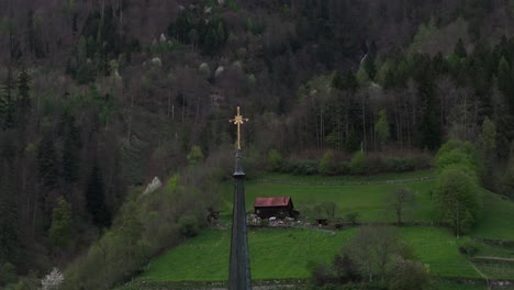 Golden-cross-on-the-tip-of-the-top-of-the-church