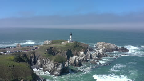 Leuchtturm-Yaquina-Head-Newport-Oregon-Küste