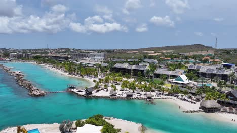 Caribbean-Beach-At-Willemstad-In-Netherlands-Curacao