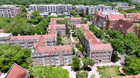 Campus-Aéreo-De-La-Universidad-De-Florida-En-Gainesville,-Florida.