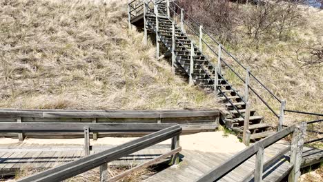 Pulling-away-with-drone-from-a-walkway