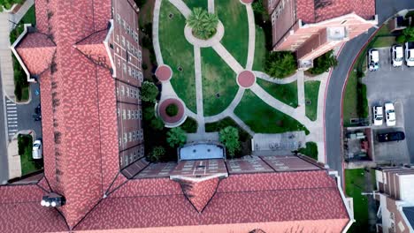 aerial-looking-down-over-florida-state-university-campus