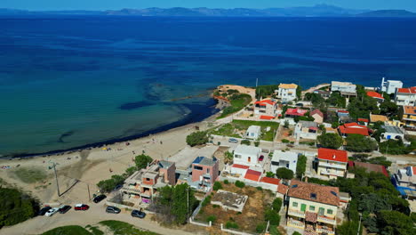 Saint-Paraskevi-Greek-Orthodox-church-aerial-view-Greece-mediterranean-coast