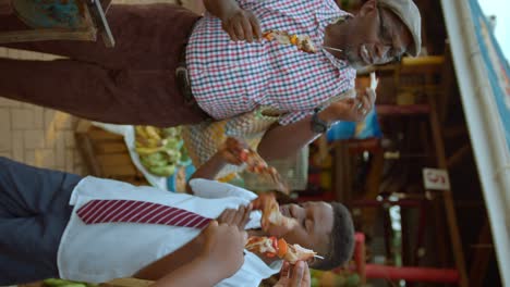 Africans-Eating-Chicken-And-Barbeque-Making-A-Cheers