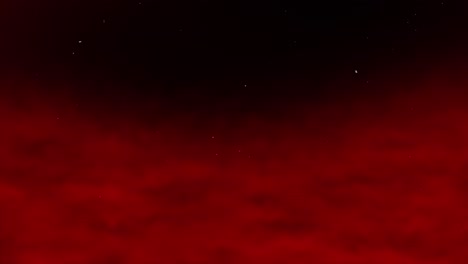 3d-Nube-Fumar-Gas-Vapor-Niebla-Calina-Niebla-En-La-Noche-Estrellada-Espacio-Universo-Fondo-Animación-Gráficos-En-Movimiento-Vfx-Gradiente-Partícula-Color-Rojo-Oscuro