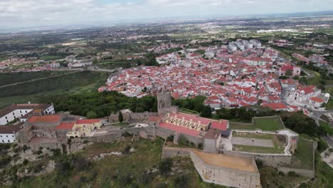 Portugal,-Stadt-Palmela,-Luftaufnahme-05