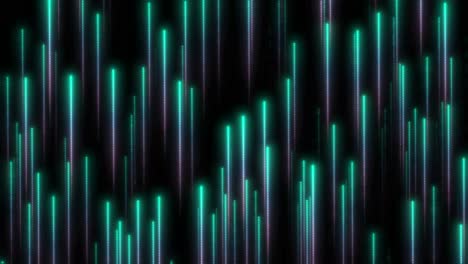 Glowing-Digitial-Neon-Lines-Moving-Up-In-Black-Backdrop