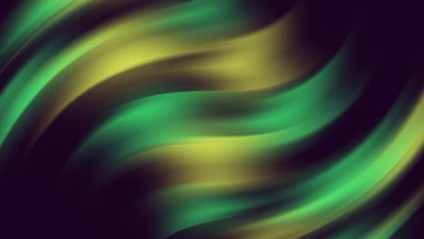 Abstract-wavy-vibrant-yellow-green-motion-background