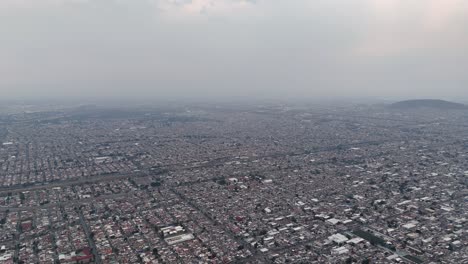 Mexico-City-Valley-seen-from-Ecatepec,-north-of-CDMX