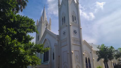 Immaculate-Conception-Cathedral,-Landmark-of-Puerto-Princesa,-Palawan-Island,-Philippines