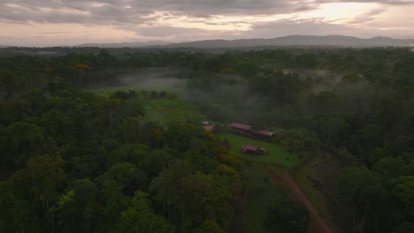 Nebliger-Morgen-Im-Dschungel-Von-Costa-Rica,-Corcovado-Nationalpark