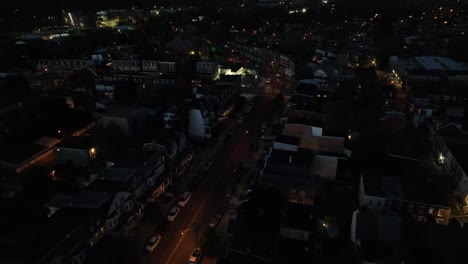 Dark-American-cityscape-at-night