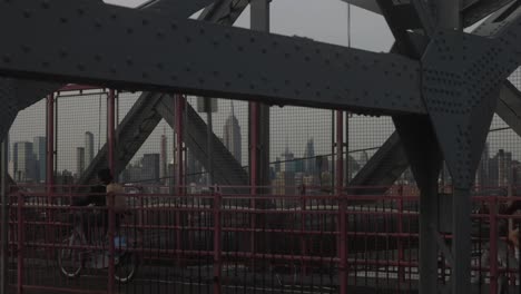 Manhattan-Ansicht-Von-Der-Williamsburg-Bridge-Brooklyn-New-York-City
