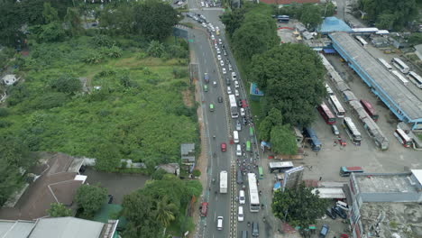 Concurridas-Calles-De-Bogor-Temprano-En-La-Tarde-Java-Indonesia