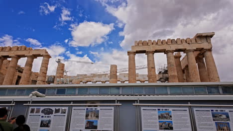 Parthenon-Tempel-Auf-Der-Akropolis-Von-Athen,-Griechenland