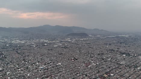 Mexico-City-Valley-as-seen-from-Ecatepec,-North-of-Mexico-City