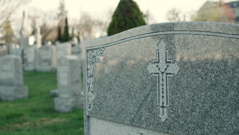 Christian-Burial-Marker-in-New-York-City-Cemetery