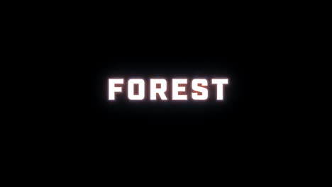 4k-Textanzeige-Des-Wortes-„Wald“-Auf-Schwarzem-Hintergrund
