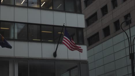 Vereinigte-Staaten-Amerikanische-Flagge-Manhattan-New-York