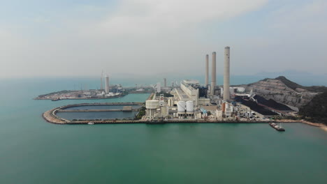 Aerial-drone-shot-of-Lamma-Power-Station-on-Lamma-Island-in-Hong-Kong