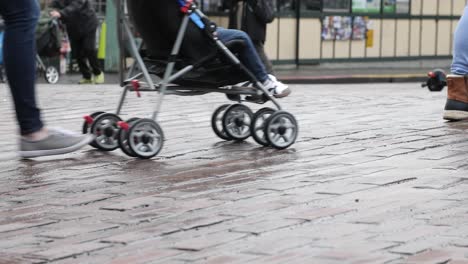 Tráfico-Peatonal-En-El-Ajetreado-Centro-De-Seattle