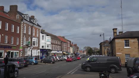 Edificios-Georgianos-En-Stokesley,-North-Yorkshire.