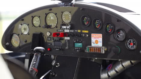 View-Of-Control-Panel-Of-Plane