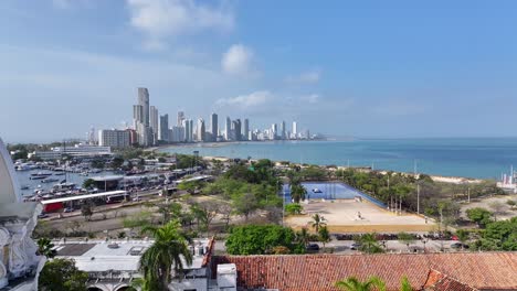 Historical-Church-At-Cartagena-De-India-In-Bolivar-Colombia