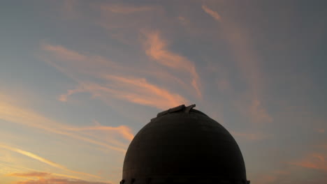 Wunderschöner-Sonnenuntergang-Vom-Griffith-Observatory-Panoramafoto