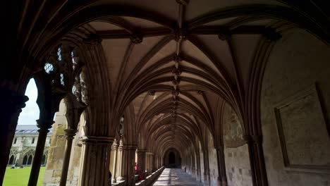 Dentro-De-Los-Claustros-Abovedados-Y-Abovedados-De-La-Catedral-De-Norfolk