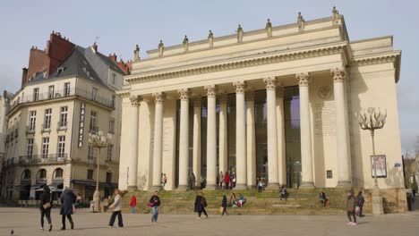 El-Teatro-Y-ópera-Graslin-De-La-Ciudad-De-Nantes,-Francia.