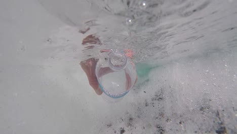 Filling-a-bottle-with-glacier-water