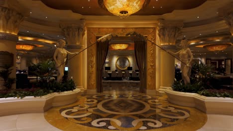 Inside-Caesars-Palace-Casino-Foyer.-Pull-Back-Shot