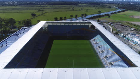 Vista-Aérea-Del-Estadio-Cbus,-Hogar-Del-Equipo-Nrl-De-Los-Titanes-De-La-Costa-Dorada,-En-Robina-Gold-Coast-Qld-Australia