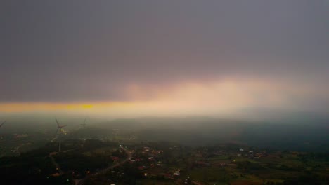 santa-ana-wind-farm-honduras-sunset