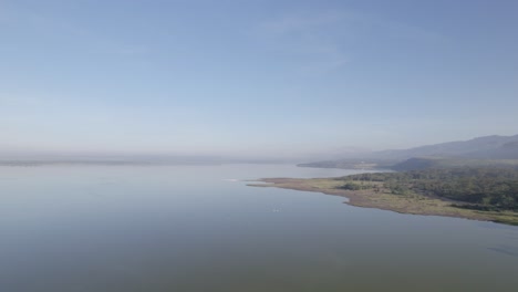 Lake-view-drone-shot-of-Lake-elementaita-rift-valley