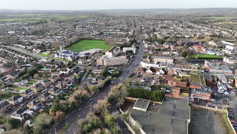 Wickford-Essex-UK-town-centre-drone,aerial-high-Point-of-view