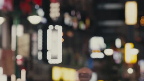 Japanese-Stores-LED-Signage-and-Billboards-At-Night-In-Tokyo,-Japan