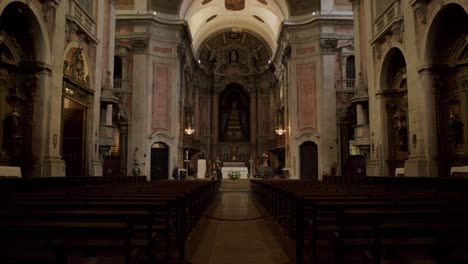 Interior-view-of-beautiful-Igreja-Da-Graca-Lisboa-in-Lisbon,-Portugal