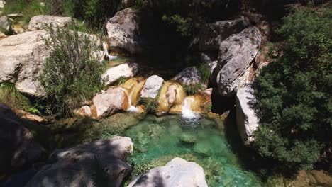 River-with-colorful-green-waters