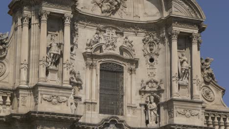 zoomed-in-video-of-a-cathedral-town-in-murcia-spain