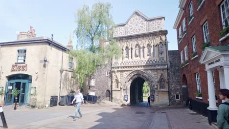 St.-Ethelbert&#39;s-Chapel-Gewölbter-Toreingang-Zur-Kathedrale-Von-Norwich