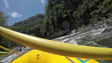 This-is-a-rafting-descending-in-a-beautiful-river-level-4-of-Jalcomulco,-Veracruz,-Mexico